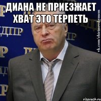 диана не приезжает хват это терпеть 