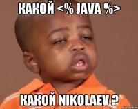 какой <% java %> какой nikolaev ?