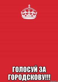  голосуй за городскову!!!