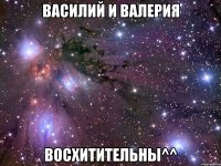 василий и валерия восхитительны^^