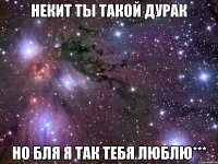 некит ты такой дурак но бля я так тебя люблю***