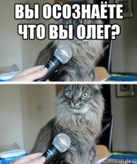 вы осознаёте что вы олег? 