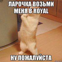 ларочка возьми меня в royal ну пожалуйста