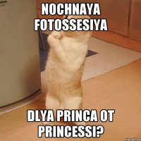 nochnaya fotossesiya dlya princa ot princessi?