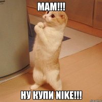 мам!!! ну купи nike!!!