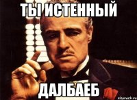 ты истенный далбаеб