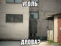 уголь, дрова?