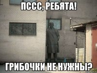 пссс, ребята! грибочки не нужны?