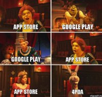 App store Google play Google play App store App store 4pda