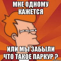 мне одному кажется или мы забыли что такое паркур ?