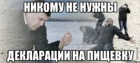 никому не нужны декларации на пищевку