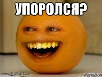 упоролся? 