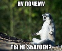 ну почему ты не збагоен?