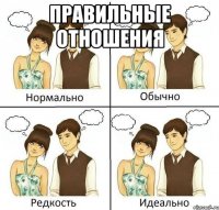 правильные отношения 