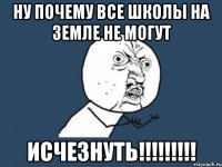 ну почему все школы на земле не могут исчезнуть!!!