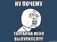 ну почему ты так на меня вылупился!!!