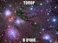 топор в очко