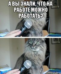 а вы знали, что на работе можно работать? 