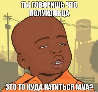 ты говоришь что полукольца это то куда катиться java?