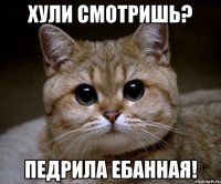 хули смотришь? педрила ебанная!