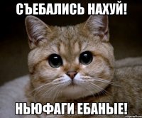 съебались нахуй! ньюфаги ебаные!