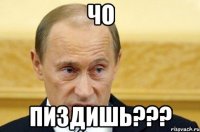 чо пиздишь???