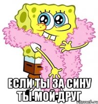  если ты за сину ты мой друг