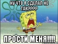 ну что я сделал не так??? прости меня!!!