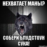 нехватает маны? собери блудстоун сука!