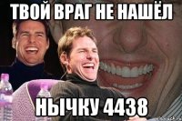 твой враг не нашёл нычку 4438