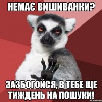 немає вишиванки? зазбогойся, в тебе ще тиждень на пошуки!