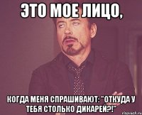 это мое лицо, когда меня спрашивают: "откуда у тебя столько дикарей?!"