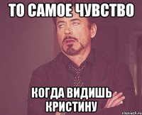 то самое чувство когда видишь кристину