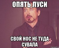 опять луси свой нос не туда сувала