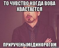 то чувство когда вова хвастается прирученымединорогом