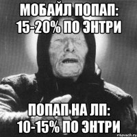 мобайл попап: 15-20% по энтри попап на лп: 10-15% по энтри