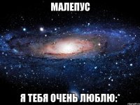 малепус я тебя очень люблю:*