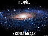 похуй... и сечас мудак