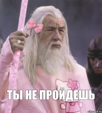 ты не пройдешь