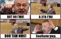 ВОТ ОН ГМК! А ЭТО ГУК! ВОН ТАМ ИМС! Заебали уже.