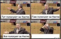 Тут голосуют за Настю Там голосуют за Настю Все голосуют за Настю 