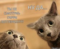 ТЫ НЕ СМОТРИЬ ГАРРИ ПОТТЕРА!!!??? Ну да...