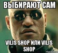 выбирают сам vilis shop или vilis shop