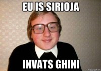 eu is sirioja invats ghini