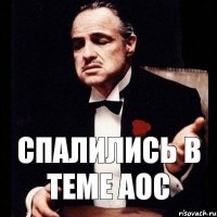 спалились в теме AOC