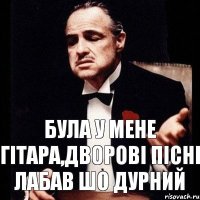 була у мене гітара,дворові пісні лабав шо дурний