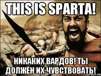 this is sparta! никаких вардов! ты должен их чувствовать!