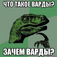 что такое варды? зачем варды?