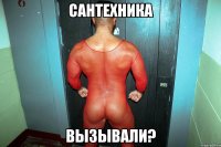 сантехника вызывали?