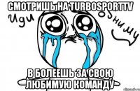 смотришь на turbosporttv b болеешь за свою любимую команду